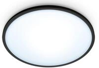 Wiz Superslim LED Deckenleuchte, 14W, 1300lm, 2700-6500K, schwarz (929002685001)
