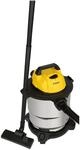 Bomann BS 6058 CB Nass-/Trockensauger, 20 L, 1200 W, Edelstahl/schwarz/gelb (660581)