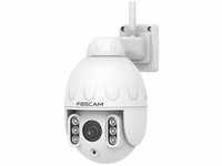 Foscam SD4 Überwachungskamera, Dualband, WLAN, PTZ Dome, 4-fachZoom, IP66, weiß