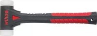 Wiha 8041 Schonhammer FibreBuzz, r&uuml;ckschlagfrei, sehr hart, rot/grau (44598)