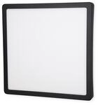 Eglo FUEVA 5 Aufbauleuchte, 285x285mm, 20,5W, 2400lm, 3000K, schwarz (99271)
