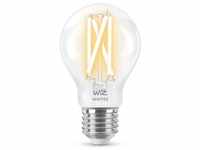 Wiz Wi-Fi BLE 60W A60 E27 927-65 CL 2PF/6 Filament-Lampe, 7W, 806lm, 2700-6500K, klar