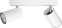 Philips Kosipo Aufbauspot, 2flammig, GU10, 2x55W, wei&szlig; (929003204401)
