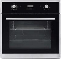 PKM EBO9.4 EEK: A Einbaubackofen, 60 cm breit, 56 Liter , Vollglasinnent&uuml;re, 3