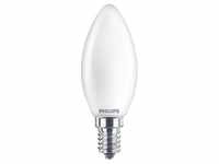 Philips Dimmbare LED-Kerzenlampe, E14, 3,4W, 470lm, 2200-2700K, satiniert