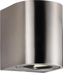 Nordlux Canto 2 Wandleuchte, IP44, 10,6 Watt, LED Modul, Edelstahl (49701034)