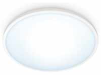 Wiz Superslim LED Deckenleuchte, 16W, 1500lm, 2700-6500K, weiß (929002685101)