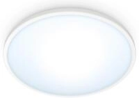 Wiz Superslim LED Deckenleuchte, 16W, 1500lm, 2700-6500K, wei&szlig; (929002685101)