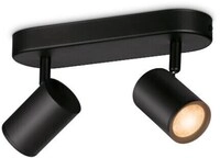 Wiz Imageo 2x einstellbare LED Spot, 2x4,9W, 690lm, 2200-6500K, schwarz