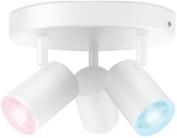Wiz Imageo 3x einstellbarer LED Spot, runde Platte, 4,9W, 1034lm, 2200-6500K, wei&szlig;