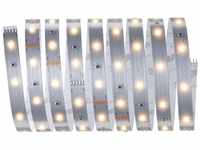 Paulmann MaxLED 250 LED Strip Einzelstripe Warmweiß 2,5m 10W 300lm/m 2700K, silber