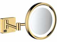 Hansgrohe AddStoris Kosmetikspiegel mit LED Licht, gold-optik (41790990)