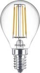Philips LED Lampe in Kerzen-/Tropfenform, 4,3W, 470lm, 2700K (929001890467)