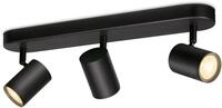 Wiz Imageo 3x einstellbarer LED-Spot, 3x4,9W, 1035lm, 2700-6500K, schwarz