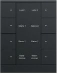 Busch-Jaeger SB/U8.0.11-885 Bedienelement, 8-fach, Busch-Tenton, schwarz matt