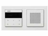 Gira 232029 Unterputz-Radio IP, komplett mit Abdeckrahmen Gira E2, Reinweiß