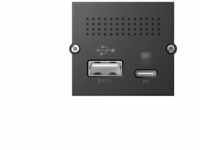 Bachmann Mini Port Replikator mit USB-C PD 100W 2x USB-A, schwarz (917.229)