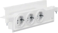 Hager VZ00UP Schuko-Steckdose, 3fach drehbar, f&uuml;r Volta , f&uuml;r...
