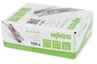 Wago Durchgangsverbinder zum Stecken, max. 4 mm&sup2;, 2 Leiter, transparent (2773-2401)