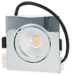 Brumberg BB05 LED-Einbaustrahlerset Phasenabschnitt dimmbar, 6W, 640lm, 3000K, chrom