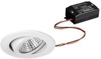 Brumberg LED-Einbaustrahlerset schaltbar, 7W, 740lm, 2700K, wei&szlig; (38261073)