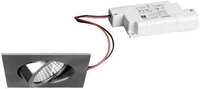 Brumberg BB05 LED-Einbaustrahlerset Phasenabschnitt dimmbar, 6W, 640lm, 3000K, nickel