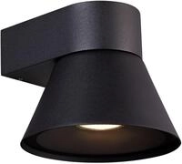 Nordlux Kyklop Cone Wandleuchte, GU10, IP54, Aluminium, schwarz (2318071003)