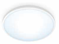 Wiz Superslim LED Deckenleuchte, 14W, 1300lm, 2700-6500K, weiß (929002684901)