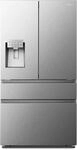 Hisense RF728N4SASE Stand Side by Side French Door Kombination, 91,4 cm breit, 560 L,
