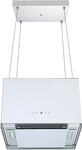 Respekta CH11050IW Inselhaube, 50 cm breit, 495,2 m³/h, 3 Leistungsstufen, LED