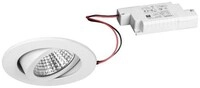Brumberg LED-Einbaustrahlerset Phasenabschnitt dimmbar, 7W, 740lm, 3000K, wei&szlig;