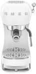 Smeg ECF02WHEU 50s Style Espresso-Kaffeemaschine, Siebtr&auml;ger, 15 bar,