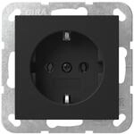 Gira 4188005 SCHUKO-Steckdose, 16A, 250 V~, System 55, schwarz matt