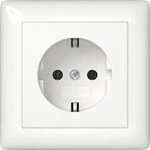 Gira 444003 SCHUKO-Steckdose 16 A 250 V~ mit Vollplatte f&uuml;r Einzelmontage Standard