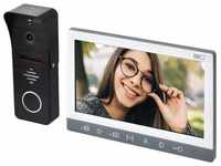 EMOS 3010003010 Video-Türsprechanlage + Kameraeinheit EM-10AHD, silber