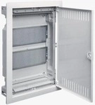 Hager VU24NWB Volta Multimedia, Unterputz, 2-reihig, 24 PLE, 2 Montageplatten, ohne
