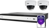 ABUS TVVR36422D Komplett-Set mit NVR und 2 POE Mini-Dome-Kameras