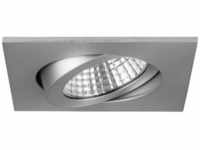 Brumberg LED-Einbaustrahler IP65 dim2warm, 6W, 460lm, 1800-3000K, aluminium matt