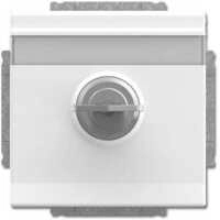 Busch-Jaeger 20 EUKNBSL-84 SCHUKO Steckdosen-Einsatz mit Klappdeckel und Schloss,