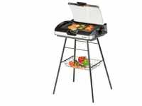 Cloer 6720 Outdoor-Barbecue-Grill, 2200 W, Glasdeckel, schwarz