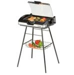 Cloer 6720 Outdoor-Barbecue-Grill, 2200 W, Glasdeckel, schwarz