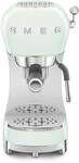Smeg ECF02PGEU 50s Style Espresso-Kaffeemaschine, Siebtr&auml;ger, 15 bar,