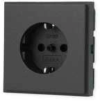 Gira 418867 SCHUKO-Steckdose 16 A 250 V~ (IP20) TX_44, Anthrazit
