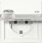 Gira 456966 SCHUKO-Steckdose 16 A 250 V~ mit Klappdeckel, Schloss und