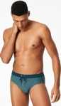 Schiesser 182696-710-006, Schiesser Badehose Jersey lime gemustert - Aqua 6...
