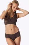 Schiesser 161925-330-040, Schiesser Panty nahtlos deep brown - Invisible Cotton 40