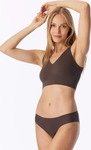 Schiesser 161924-330-036, Schiesser Slip nahtlos deep brown - Invisible Cotton 36
