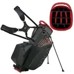 Big Max Aqua Hybrid 4 Standbag schwarz/grau/rot