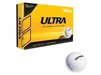 Wilson Golfbälle Ultra weiß 15er Pack