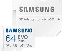 Samsung MB-MC64KA/EU, 64GB Samsung EVO Plus 2021 R130 microSD Speicherkarte